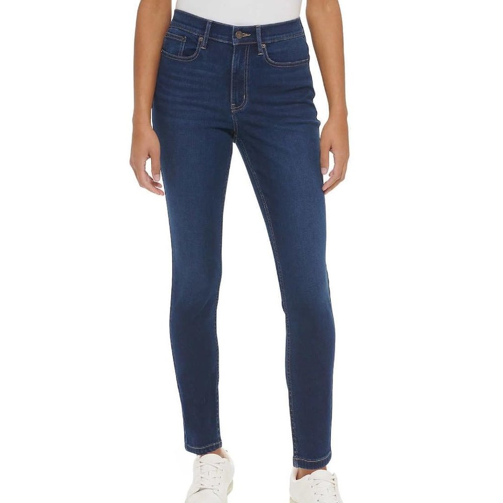 NWT Calvin Klein Jeans Women's High Rise Skinny Blue Jeans Size 6 $75 9HL300